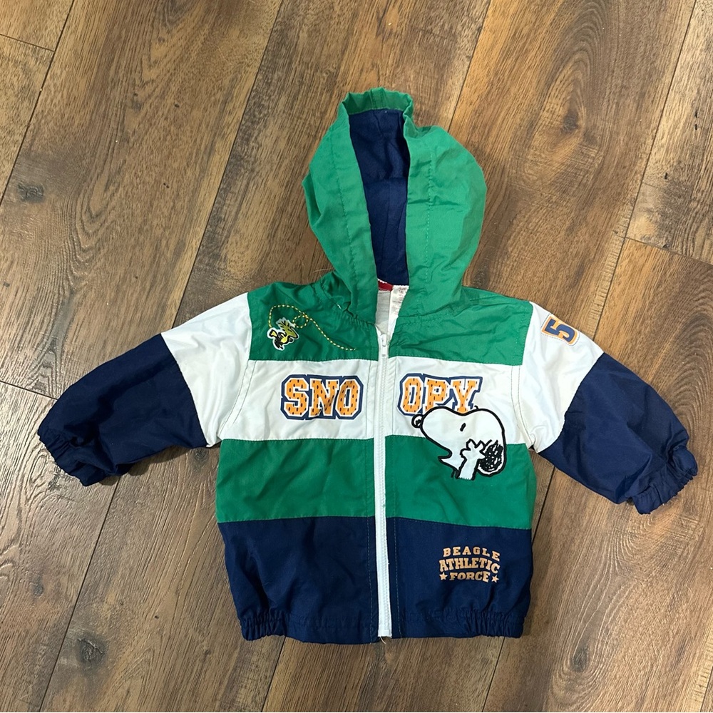 Vintage Snoopy Colorblock Jacket for Kids